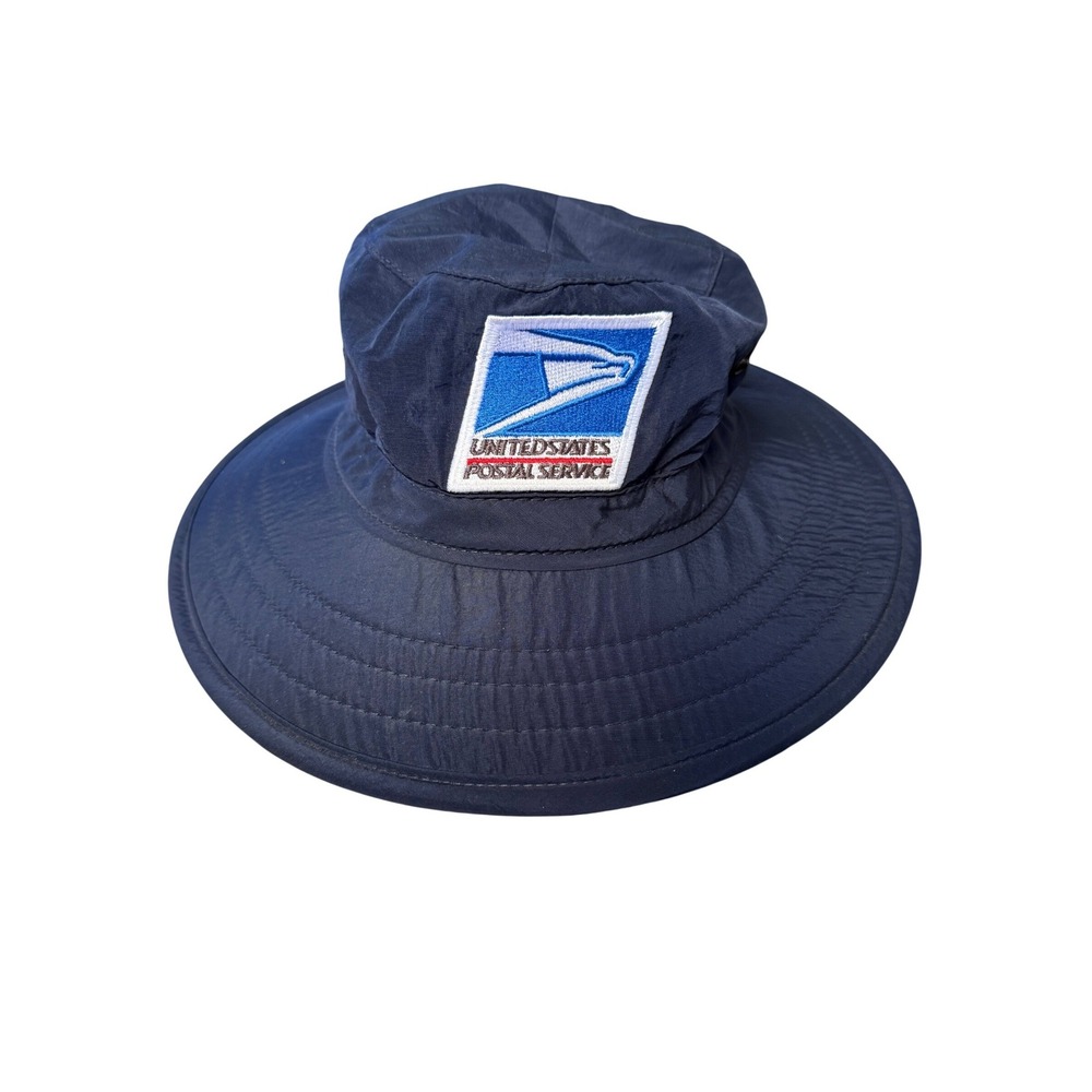 USPS United States Postal Service Navy Blue Sun Boonie Hat Medium Made in USA